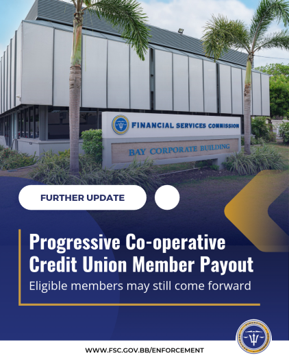 Further Update on Progressive Co-operative Credit Union Limited Member Payout Process